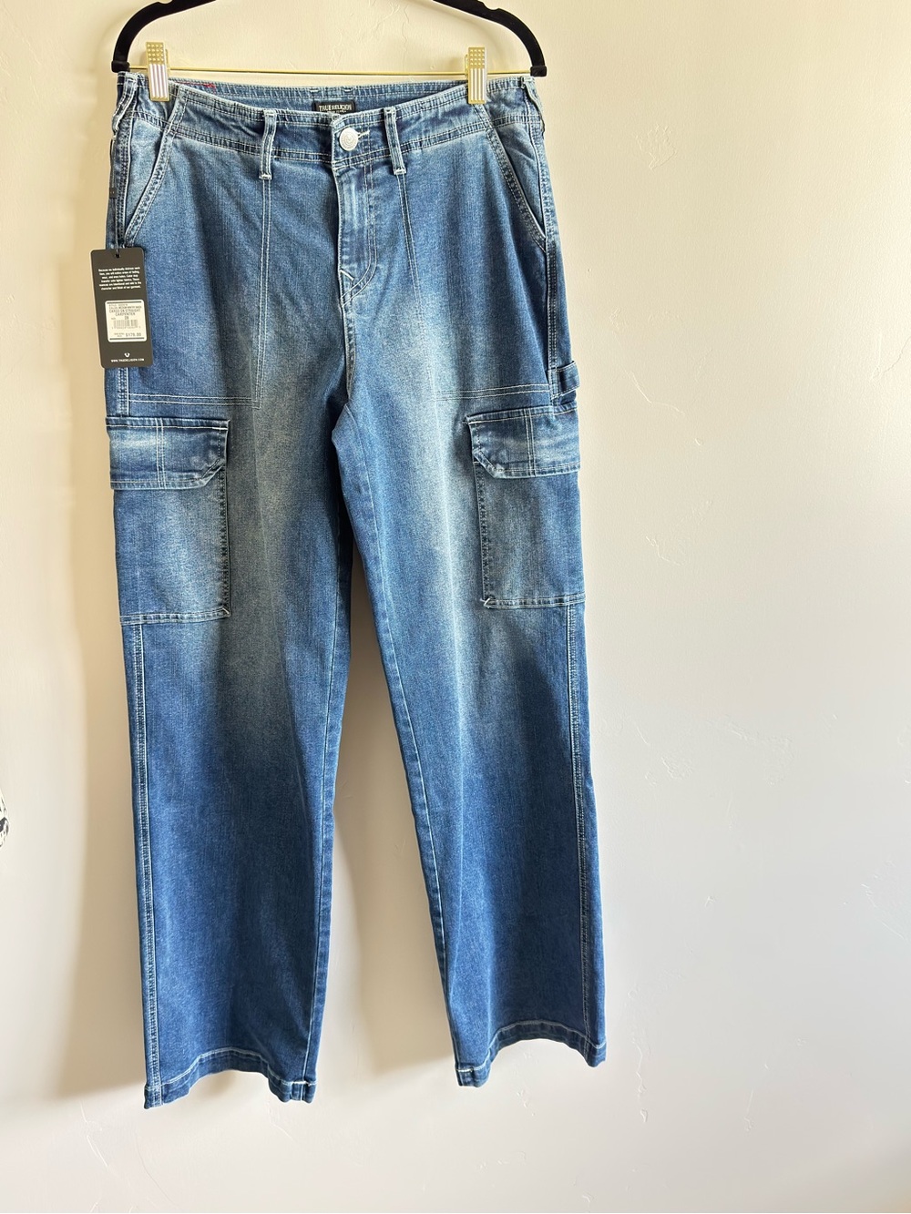 True Religion Jeans Cargo Carpenter Size 28/6 NWT